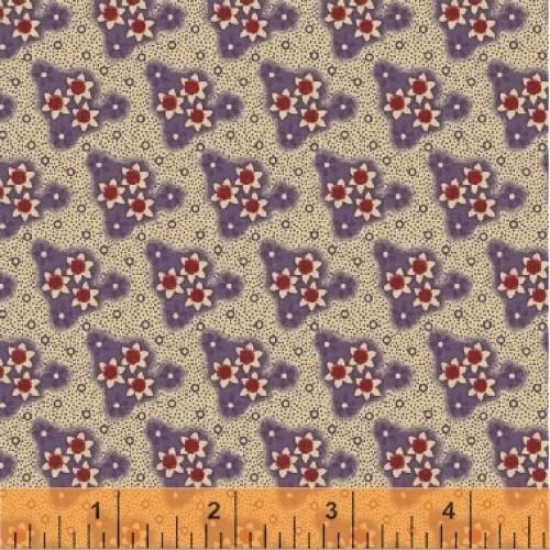WHM Edith 40162-4 Purple - Cotton Fabric