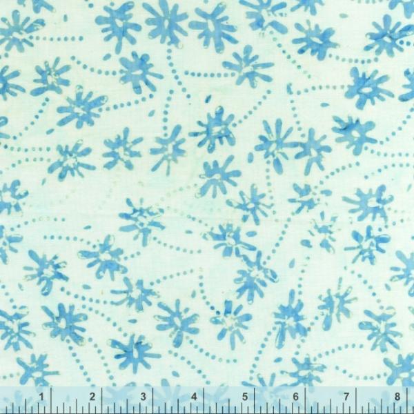 WHM Emma - 2076Q-X Sky - Cotton Batik Fabric
