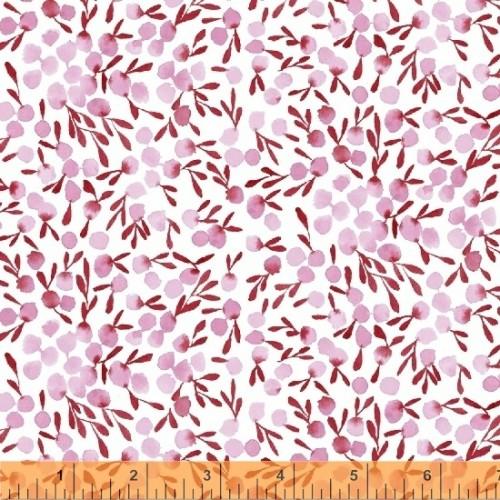 WHM Field Day 51276-8 Pink - Cotton Fabric