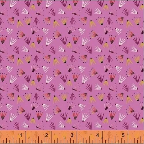 WHM Field Day 51277-8 Pink - Cotton Fabric