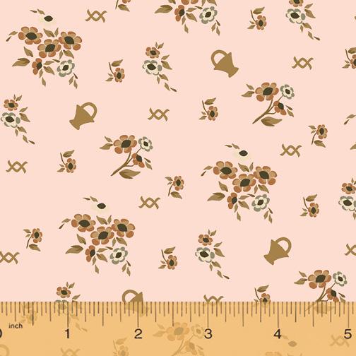 WHM French Armoire, 51551-2 Pink, Cotton Fabric