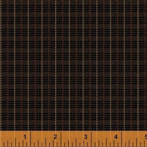 WHM General Store 51455-1 Brown - Cotton Fabric