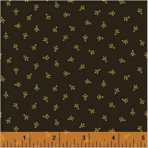 WHM General Store 51457-1 Brown - Cotton Fabric