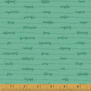 WHM Good Vibes Only 51103-8 Green - Cotton Fabric
