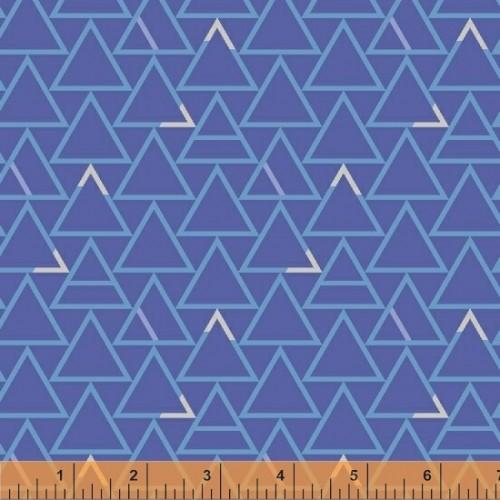 WHM Good Vibes Only 51104-12 Blue - Cotton Fabric