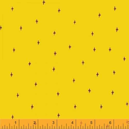 WHM Good Vibes Only 51106-17 Yellow - Cotton Fabric