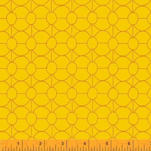 WHM Good Vibes Only 51107-19 Yellow - Cotton Fabric