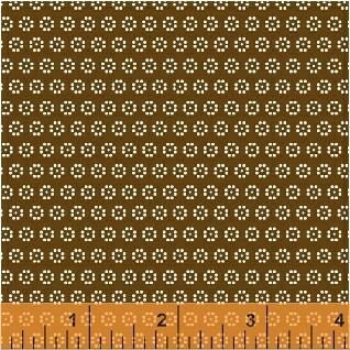 WHM Handsome, 51341-6 Brown - Cotton Fabric