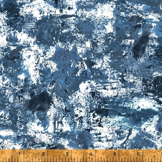 WHM Indigo Dyed 52554-2 Medium - Cotton Fabric
