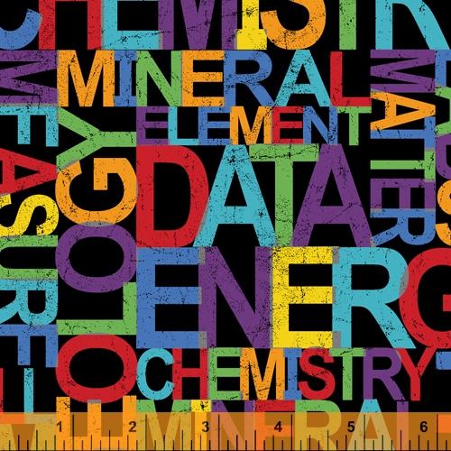 WHM Its Elementary 52039-1 Word Science - Cotton Fabric