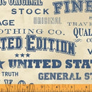 WHM Limited Edition 40708-3 Cream - Cotton Fabric