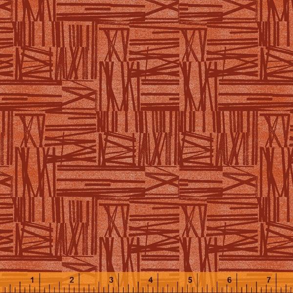 WHM Lofi 52506-5 Brick - Cotton Fabric