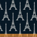WHM Love From Paris 50589-4 - Cotton Fabric