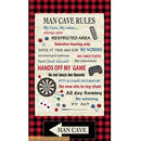 WHM Man Cave - 24" x 42" Panel 52410P-X - Cotton Fabric