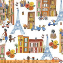 WHM Ooh La La 51487-X White - Cotton Fabric