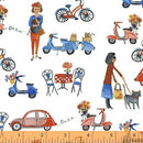 WHM Ooh La La 51488-3 White - Cotton Fabric