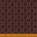 WHM Pottery 51579-7 Burgundy - Cotton Fabric