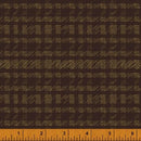 WHM Pottery 51580-7 Burgundy/Brown - Cotton Fabric