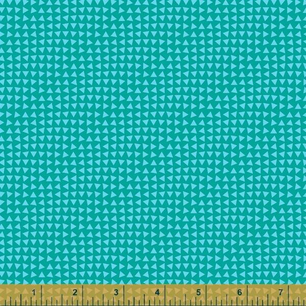 WHM Prism 51991A-6 Aqua - Cotton Fabric