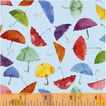 WHM Rain or Shine, 51651-2 Multi - Cotton Fabric