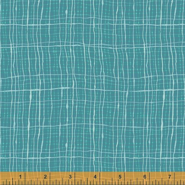 WHM Read 52639D-4 Teal - Cotton Fabric