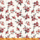 WHM Ruby 53391-2 White - Cotton Fabric