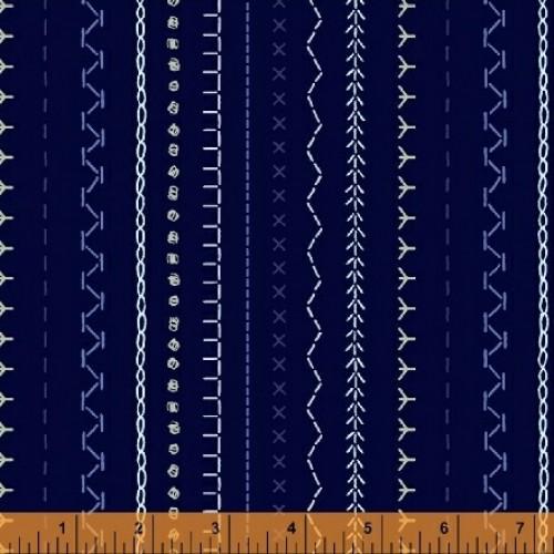 WHM Serenade 51228-1 Dark Blue - Cotton Fabric