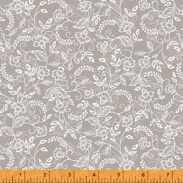 WHM Sketchbook 53084-7 Taupe - Cotton Fabric