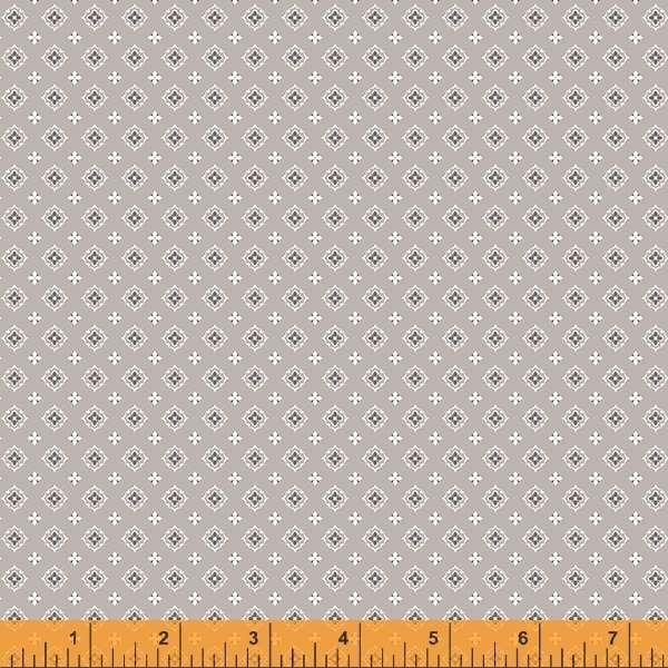 WHM Sketchbook 53087-7 Taupe - Cotton Fabric