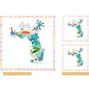 WHM State Panel Florida 51140P-X - Cotton Fabric
