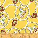 WHM Storybook Ranch 50700-4 Yellow - Cotton Fabric