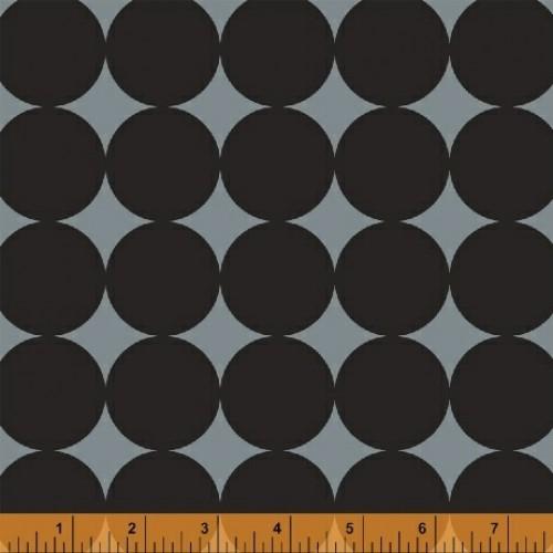 WHM Uppercase Vol. 3 50945-8 Black - Cotton Fabric