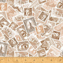 WHM We the People 52587-1 Tan - Cotton Fabric