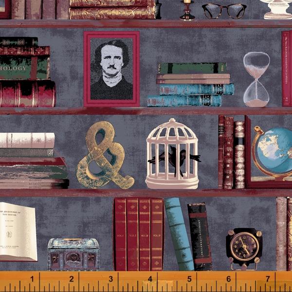 WHM Well Read 52867-1 - Cotton Fabric