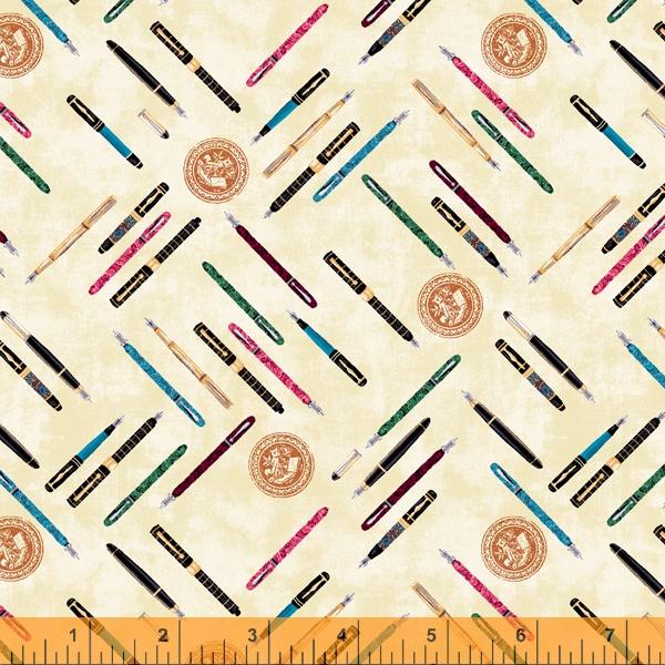 WHM Well Read 52869-4 - Cotton Fabric