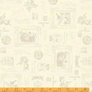 WHM Wish You Were Here 53365-1 Cream - Cotton Fabric