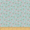 WHM Wish You Were Here 53366-2 Blue - Cotton Fabric