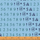 WHM Wordplay 43140-9 - Cotton Fabric
