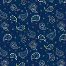 WP Blissful - 27648-473 Navy - Cotton Fabric
