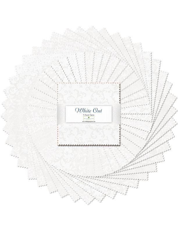 WP White Out 5 Karat Gems - 507-12-507 - Cotton Fabric