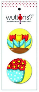 Wuttons Garden Print Large  34mm 2 Count - 5703