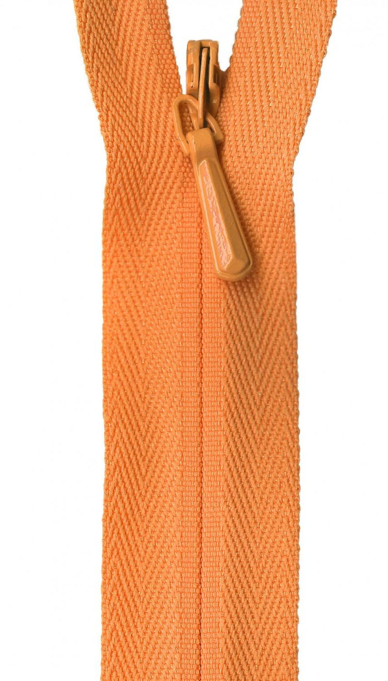 YKK Unique Invisible Zipper 14 Inch Apricot - UNI14-522