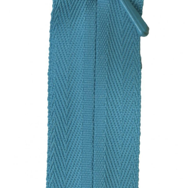 YKK Unique Invisible Zipper 14 Inch Aqua - UNI14-548