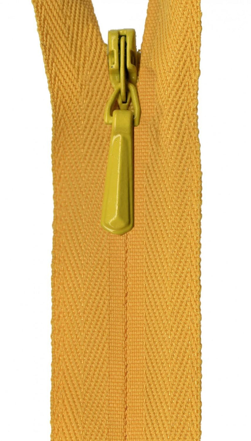 YKK Unique Invisible Zipper 14 Inch Buttercup- UNI14-506