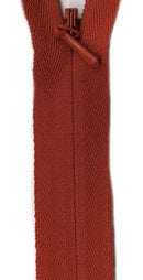 YKK Unique Invisible Zipper 14 Inch Rust - UNI14-045