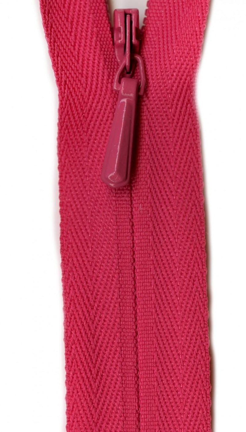 YKK Unique Invisible Zipper 18 Inch Fuschia - UNI18-516