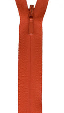 YKK Unique Invisible Zipper 18 Inch Orange - UNI18-053