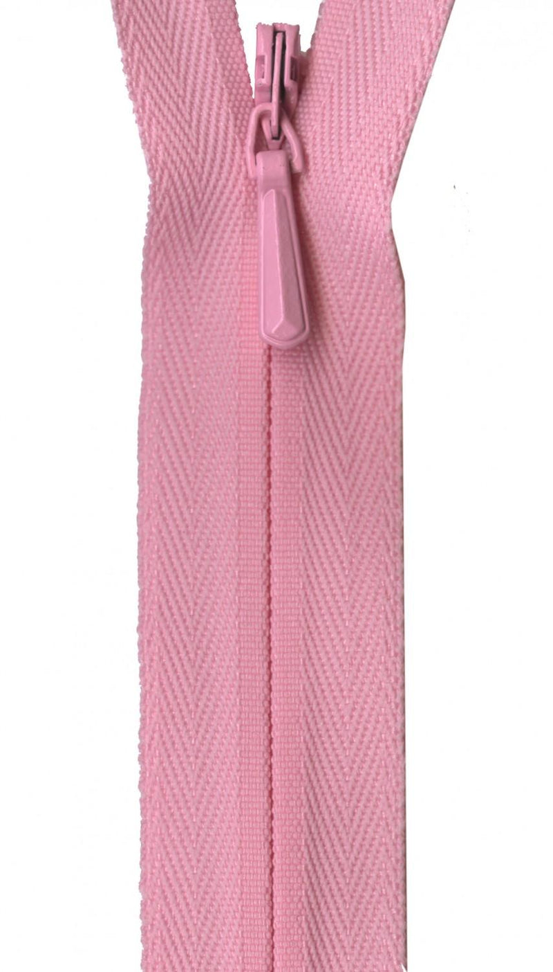 YKK Unique Invisible Zipper 18 Inch Pink - UNI18-513