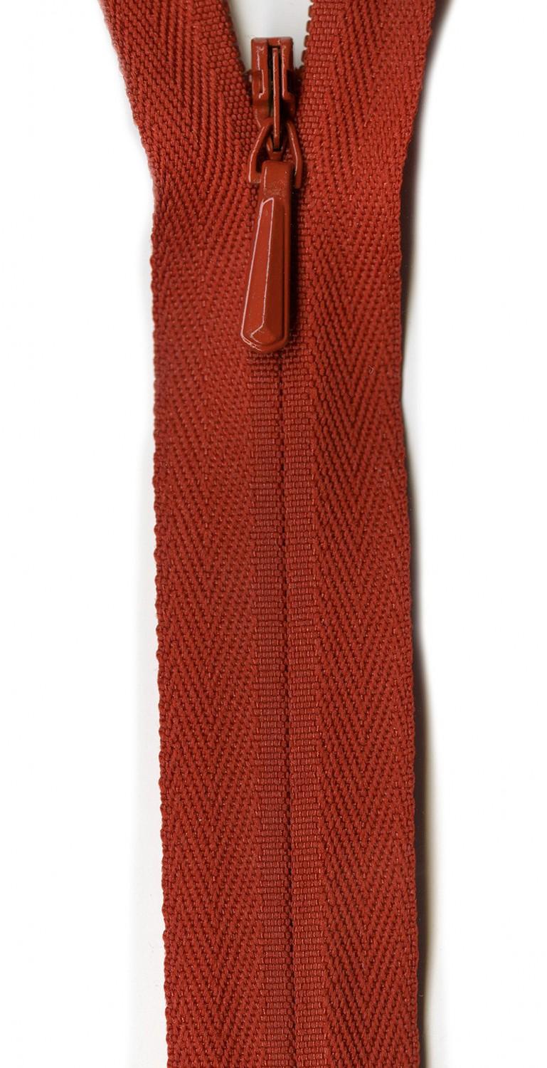 YKK Unique Invisible Zipper 18 Inch Rust - UNI18-045