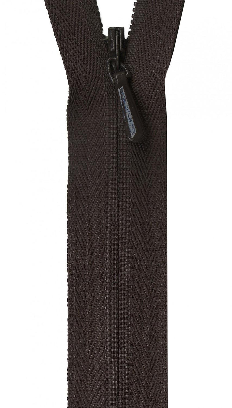 YKK Unique Invisible Zipper 18 Inch Sable - UNI18-570